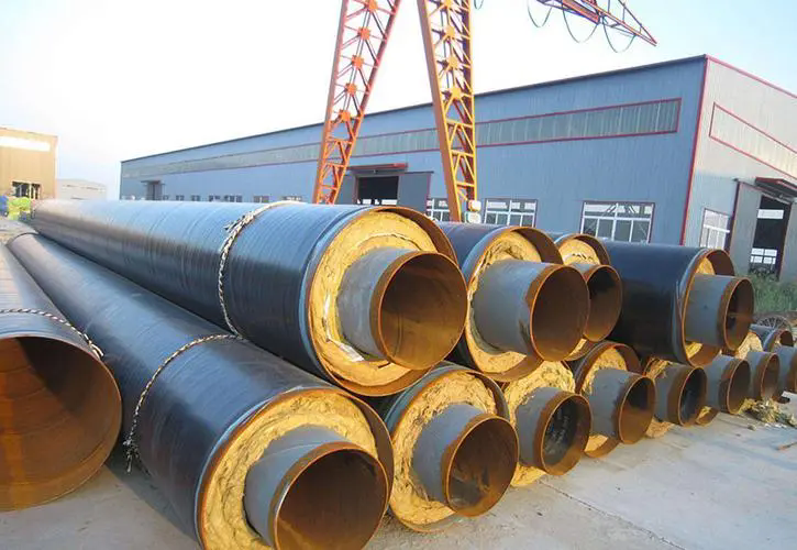 鋼套鋼保溫管保溫結構